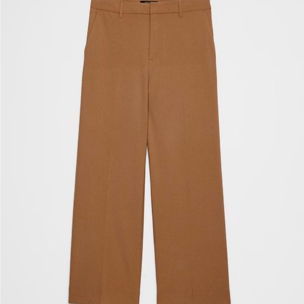 Brand New Banana Republic WIDE-LEG HIGH-RISE SCULPTED TROUSER size 6R